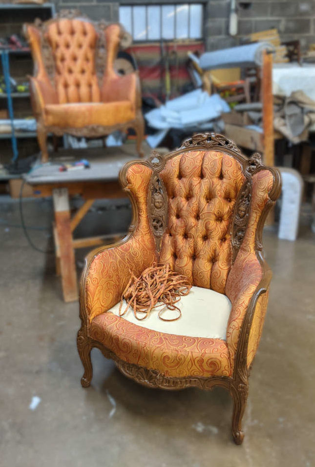 Wingback Chair Upholstery